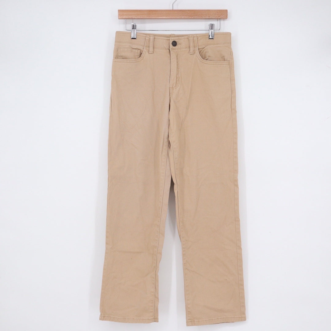 Sonoma Goods For Life Tan Khaki Straight Leg Pants Size 14 Stretch Twill