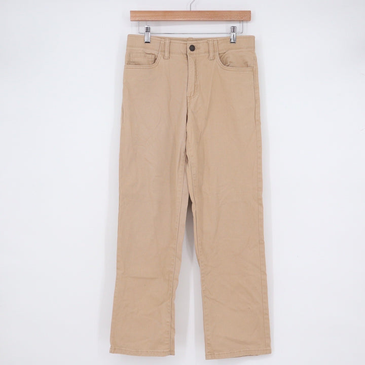 Sonoma Goods For Life Tan Khaki Straight Leg Pants Size 14 Stretch Twill