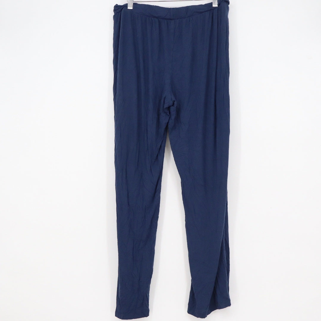 Kindred Bravely Navy Blue Viscose Spandex Lounge Pajama Pants Large L