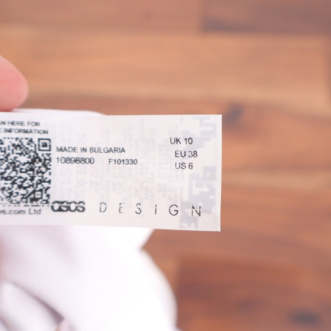 ASOS DESIGN White High Leg Knot Bikini Bottoms Swimwear Size US 6