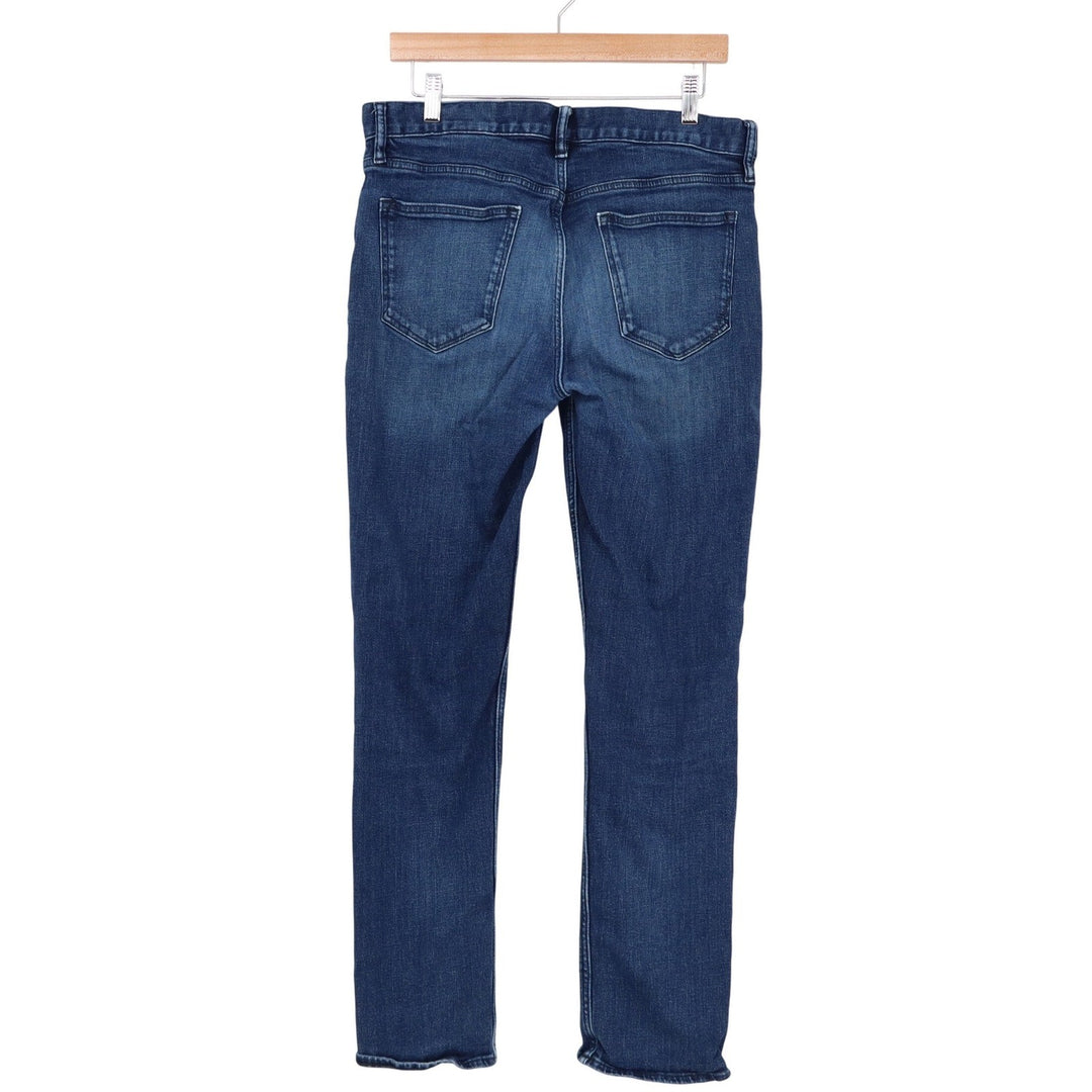 Banana Republic Mens Slim Fit Medium Wash Blue Stretch Denim Jeans 33x32