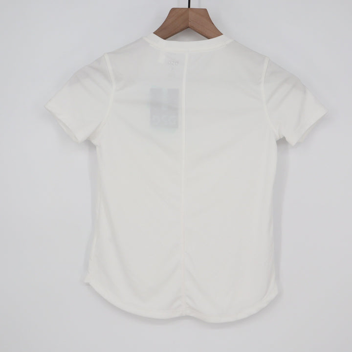 DSG Girls Pure White Movement Tee Short Sleeve Athletic Shirt Size S 8-9