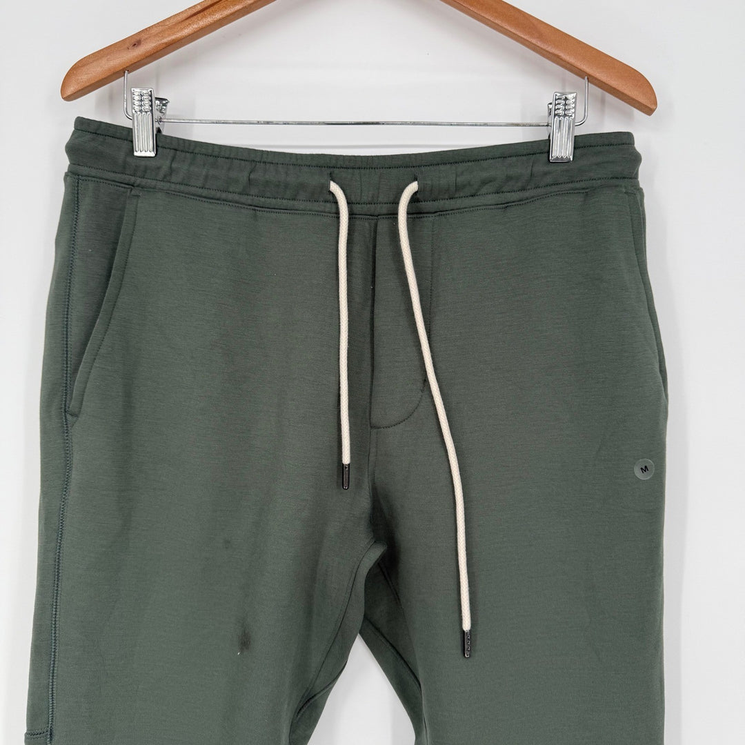 American Eagle Mens Medium Green Jogger Sweatpants Drawstring Casual Active