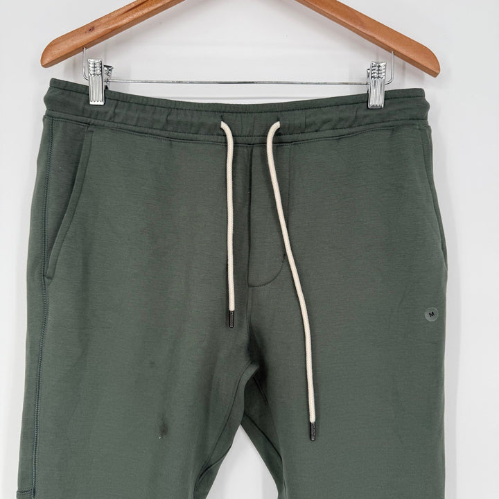 American Eagle Mens Medium Green Jogger Sweatpants Drawstring Casual Active