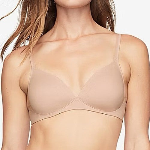 Warners Blissful Benefits Lift T-Shirt Bra Womens 38B Beige Wireless Padded