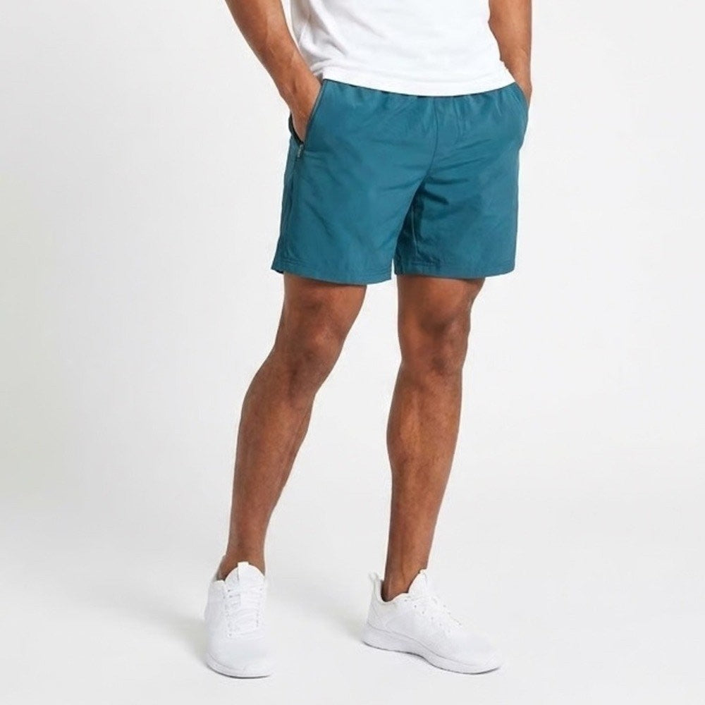 VRST Mens 5" All-In Short Teal Twilight Shine Unlined Nylon Water Repellent S