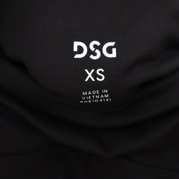 DSG Womens Momentum Crop Leggings Pure Black High Rise XS