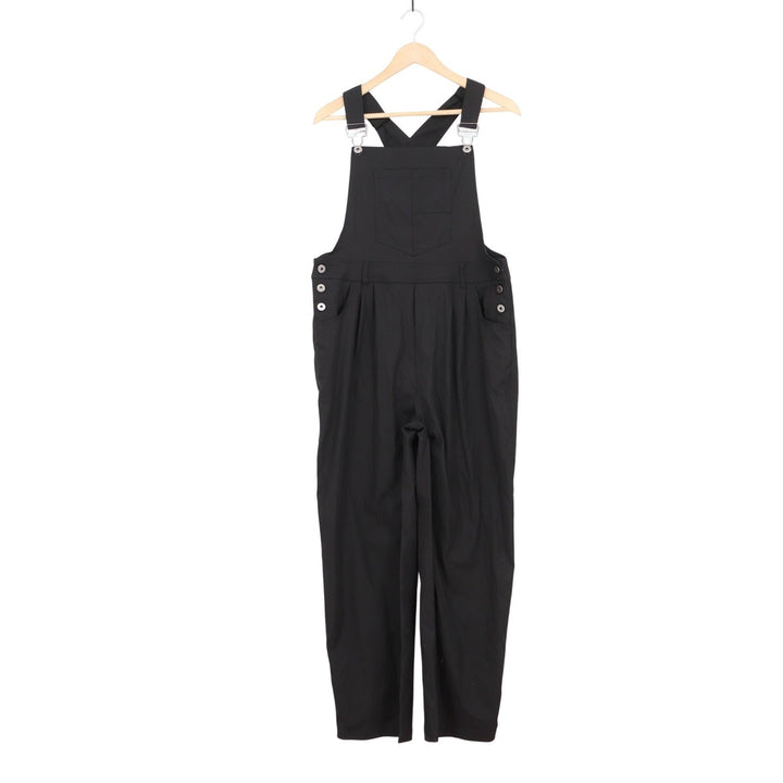Halara Black Wide Leg Overalls Adjustable Straps Size M New