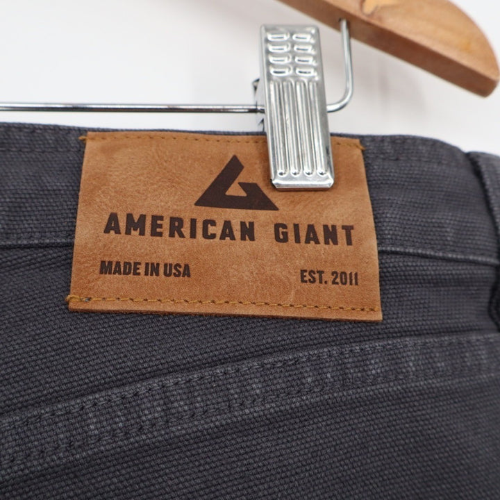 American Giant Men's Roughneck Pant Straight Size 32X32 Made In USA