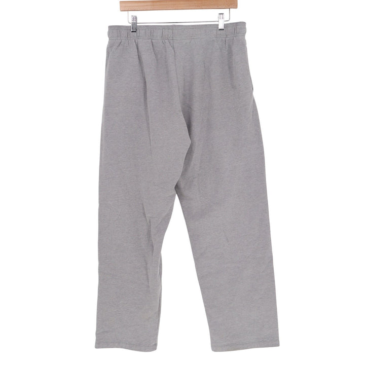 Tek Gear Sweatpants Womens Large Gray Cotton Fleece Slash Pockets Straight Leg