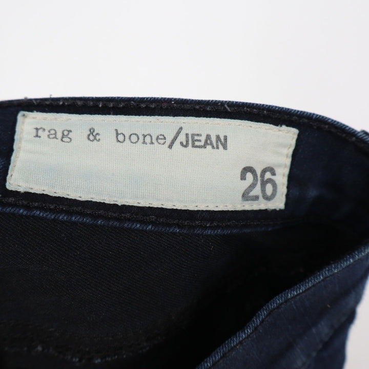 Rag Bone Jean Womens Size 26 Dark Indigo Skinny Zipper Ankle Jeans W15351382