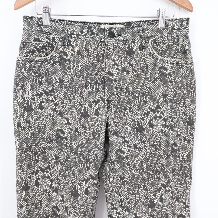 Free People We The Free Maggie Crop Jeans Women 28 Multi Denim Cotton Distressed