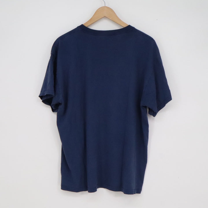 News 12 Logo Navy Blue Short Sleeve T-Shirt Mens Small Media Promo Tee
