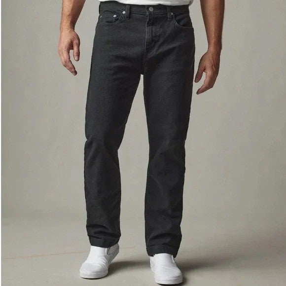 American Giant Mens Straight Leg Dark Wash Jeans 32W 30L Made in USA