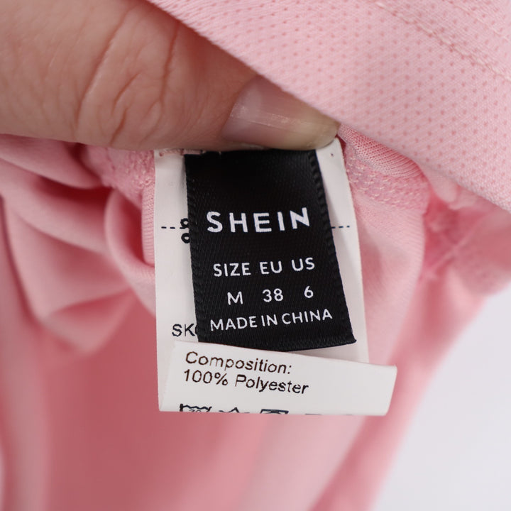 SheIn Tank Top Womens Medium Pink Racerback Round Neck Activewear Running Yoga