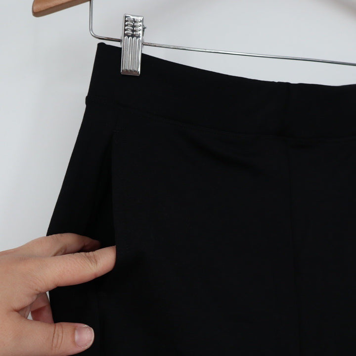 American Giant Womens Black Full Length Trousers Pants Size S Made USA
