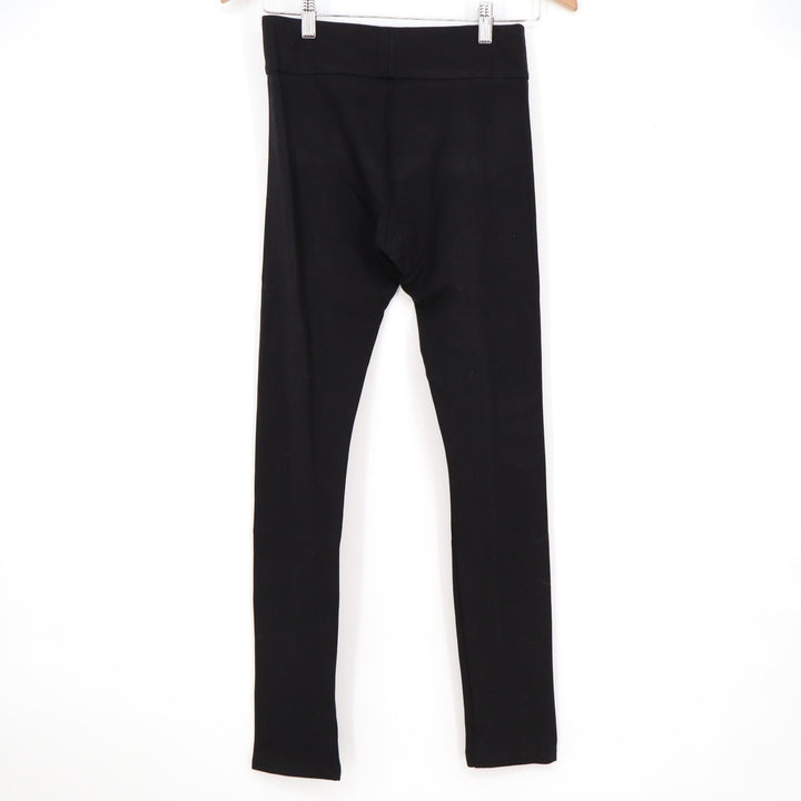 Serra Womens Black Ponte Knit High Waisted Seamed Leggings Pants Size 10
