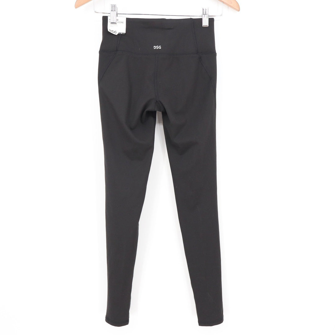 DSG Womens Momentum Full Length Tight Pure Black XS High Rise Leggings