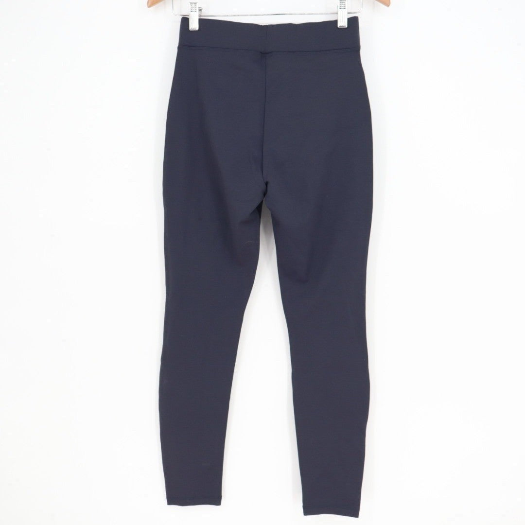 American Giant Ponte Slim Pant High Rise Heritage Navy Reg Size 4