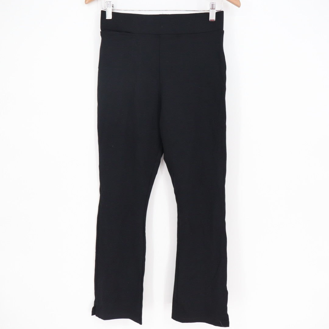 American Giant Ponte Kick Flare Pants Womens 6 Black Modal Stretch Streetwear