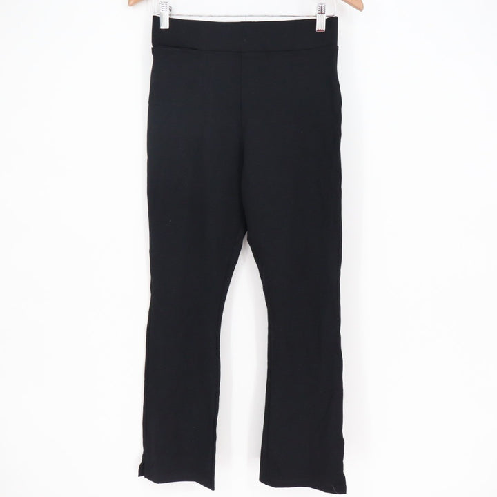 American Giant Ponte Kick Flare Pants Womens 6 Black Modal Stretch Streetwear