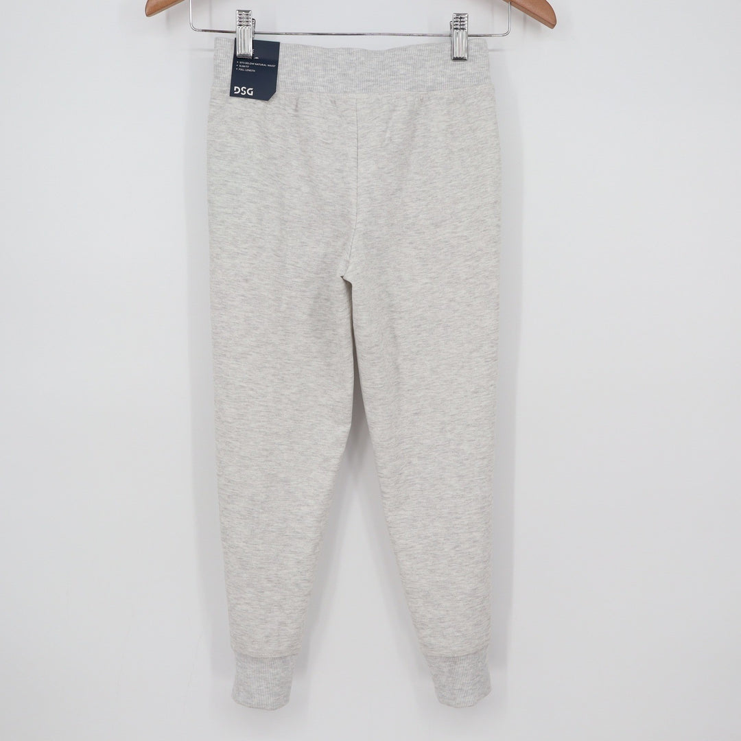 DSG Girls Slim Jogger HTR Light Heather Grey So Soft Sweatpants Size S