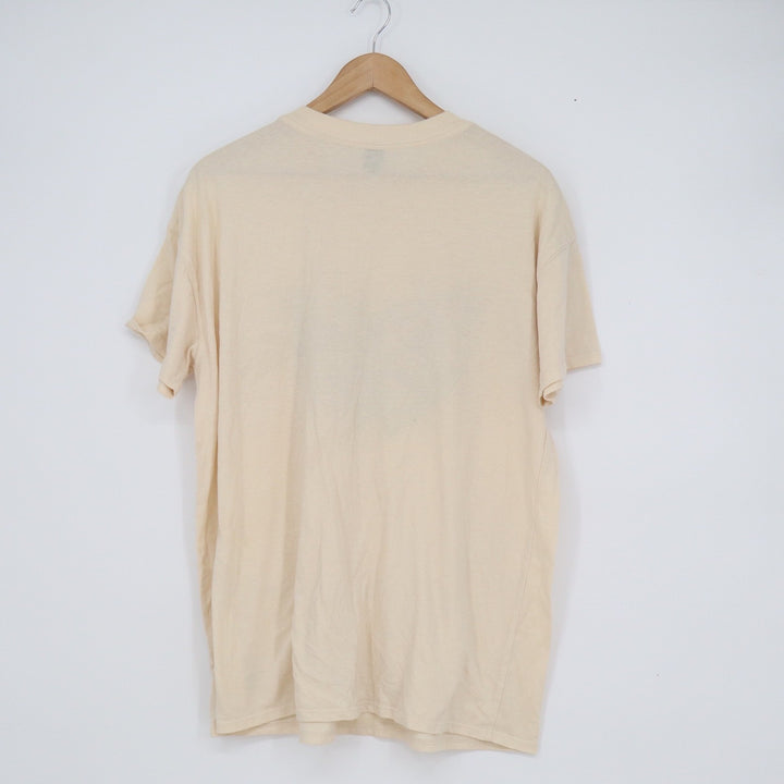 Wild Fable Womens Butterfly Graphic T-Shirt Cream Short Sleeve Y2K Medium