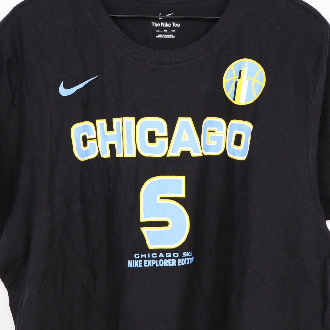 Nike Chicago Sky Angel Reese 5 Explorer Edition Black T-Shirt XXL