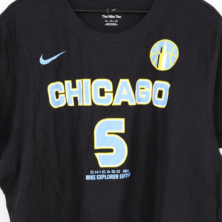 Nike Chicago Sky Angel Reese 5 Explorer Edition Black T-Shirt XXL