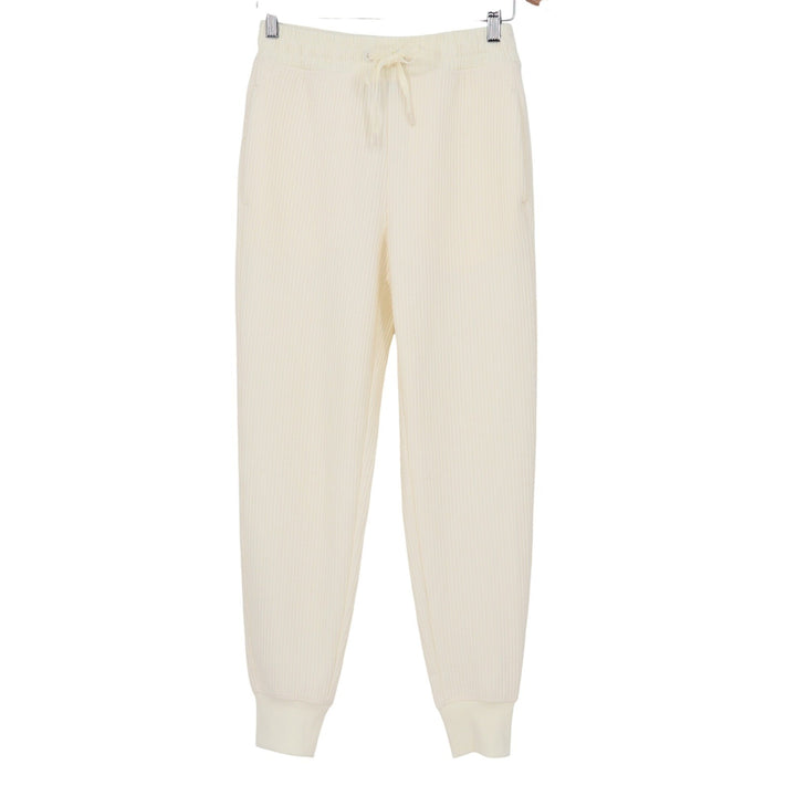 DSG So Soft Ottoman Jogger Womens XS Light Cream Ribbed High Rise Pants