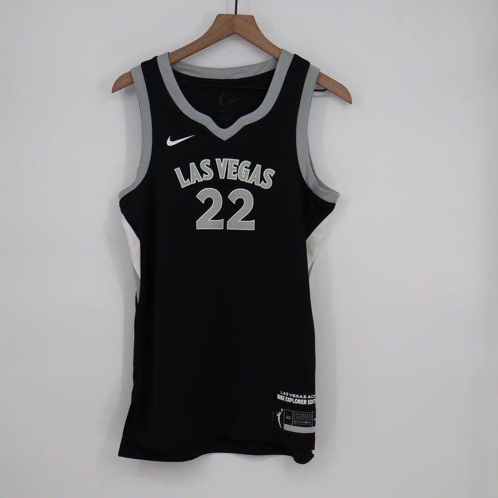 Nike Las Vegas Aces A'ja Wilson 22 Explorer Edition WNBA Jersey Black