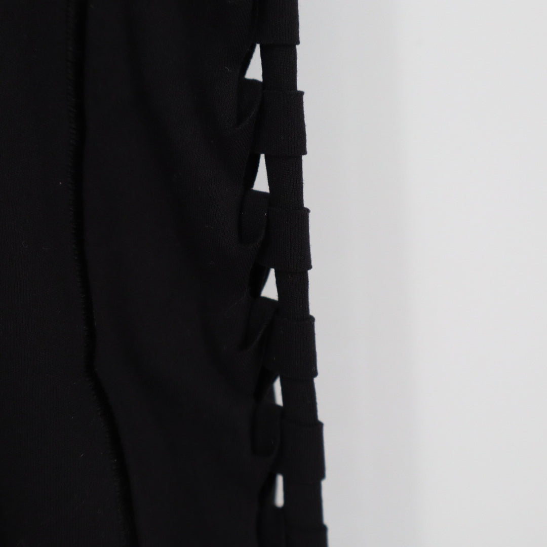 CALIA Inspire Crochet 7/8 Leggings Pure Black WAX15202 Womens XL NEW