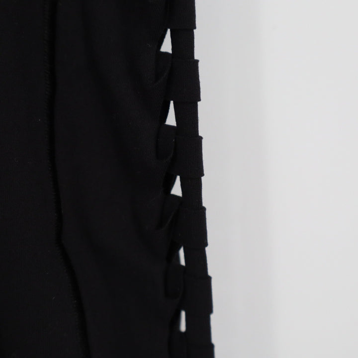 CALIA Inspire Crochet 7/8 Leggings Pure Black WAX15202 Womens XL NEW