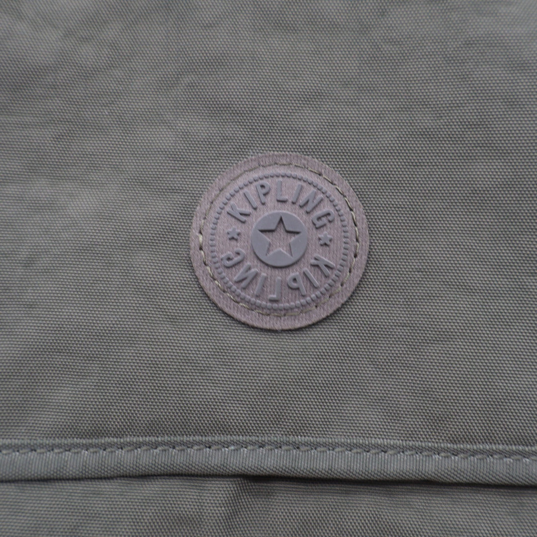 Kipling Olive Green Nylon Crossbody Bag Adjustable Strap