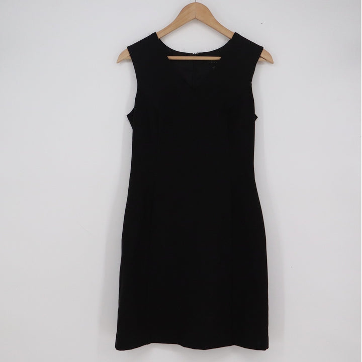 The Limited Stretch Black V-Neck Sleeveless Sheath Dress Size 2 Lined