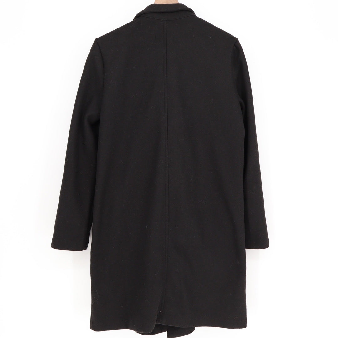 Love Tree Womens Black Open Front Notched Lapel Car Coat Size L