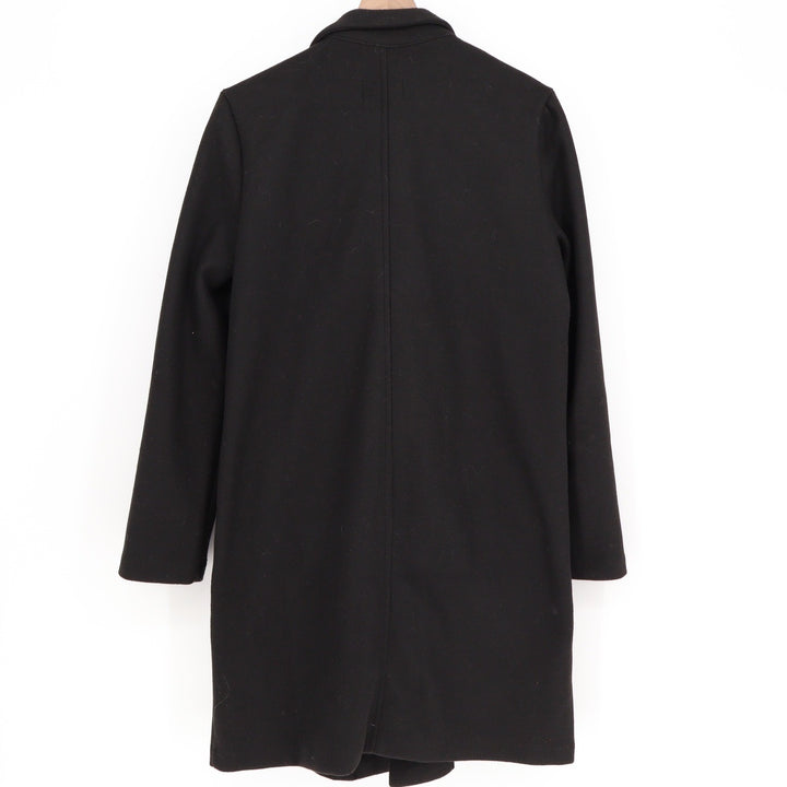 Love Tree Womens Black Open Front Notched Lapel Car Coat Size L