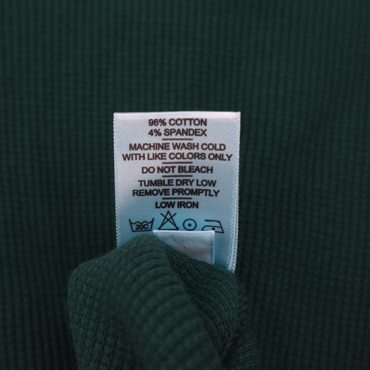 American Giant Thermal Crew Tee Shirt Womens XS Botanical Garden Waffle Knit