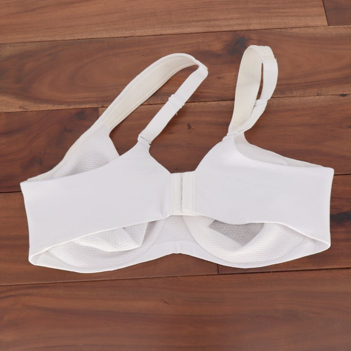 Bali Coolest Smoothing Minimizer Bra Womens 42C White Underwire Adjustable Strap