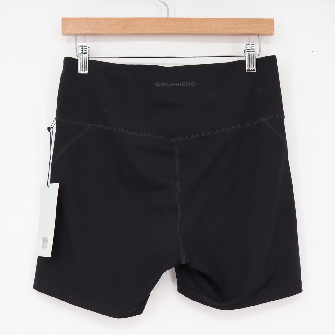 Girlfriend Collective Shorts Womens L Compressive High-Rise Black Active NEW