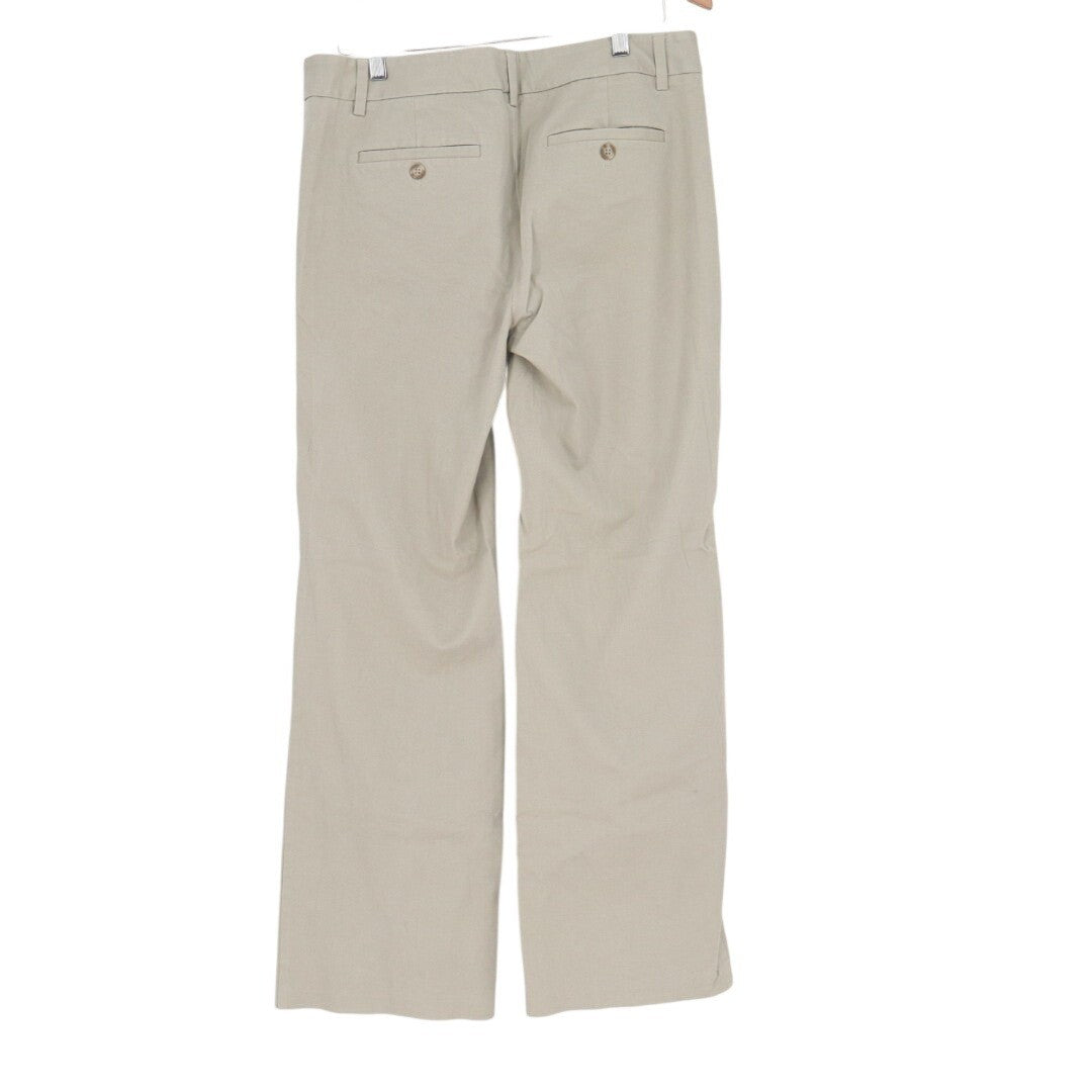 Eddie Bauer Sightscape Horizon Convertible Roll-Up Pants Womens 12 Beige Stretch