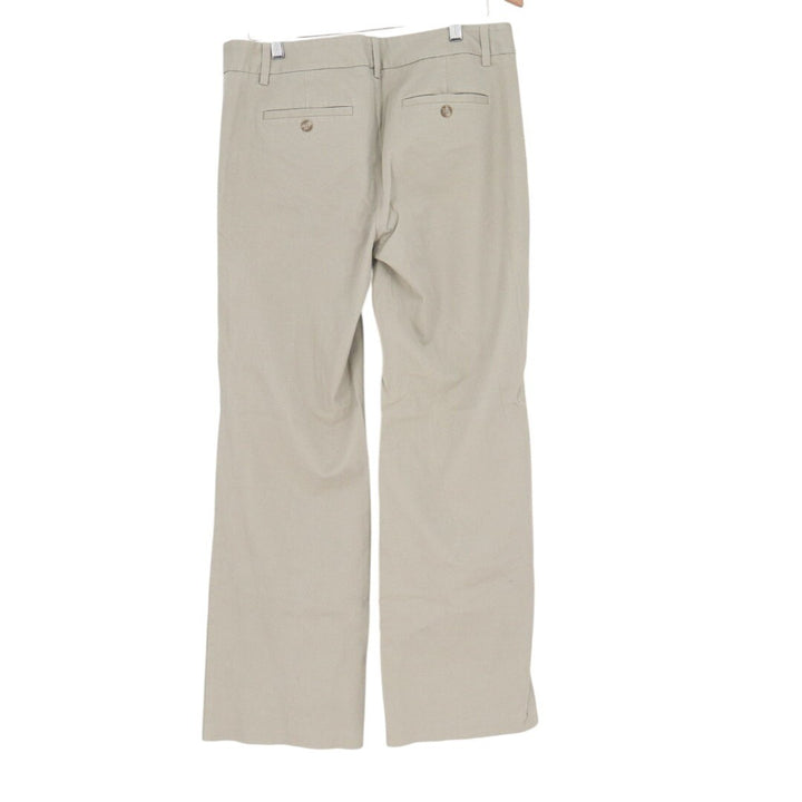 Eddie Bauer Sightscape Horizon Convertible Roll-Up Pants Womens 12 Beige Stretch