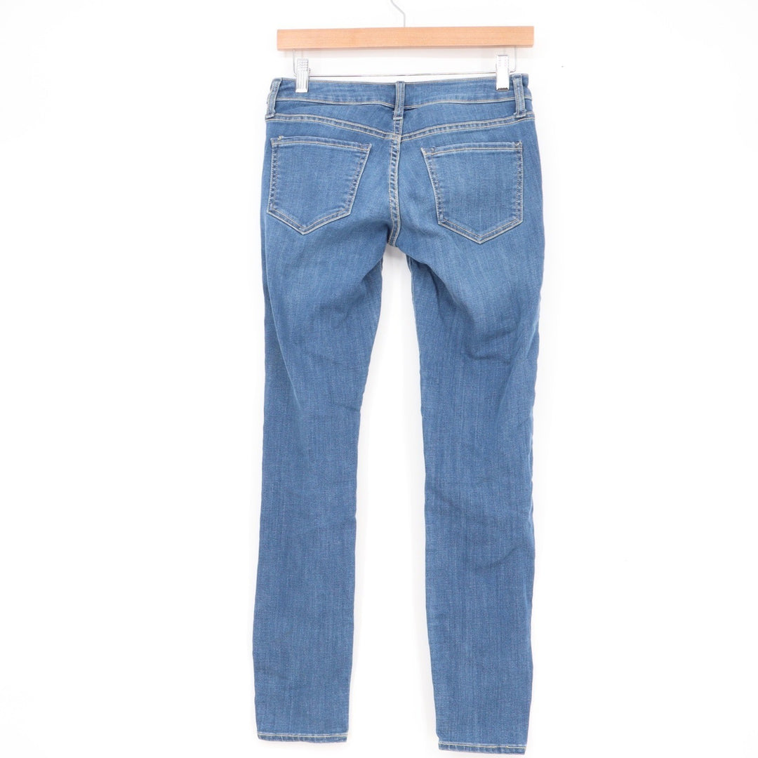 Old Navy The Rockstar Skinny Jeans Medium Wash Blue Denim Size 2 Regular