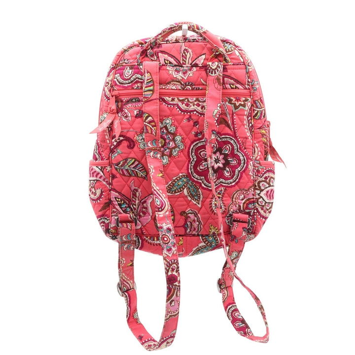 Vera Bradley Canterberry Magenta Quilted Cotton Paisley Backpack Pink Small/Med