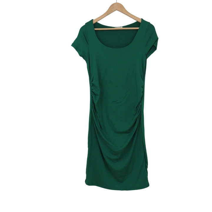 Heart & Hips Emerald Green Ruched Side Bodycon Dress Size M
