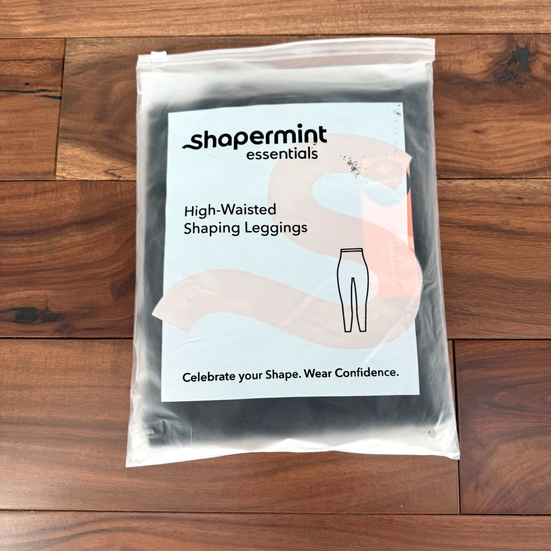 Shapermint Essentials High Waisted Shaping Leggings Womens 2XL Black Seamless