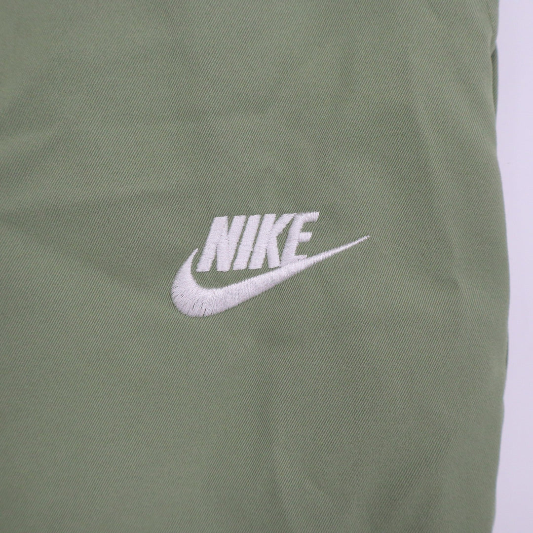Nike Mens Woven Tapered Jogger Pants Sage Green Embroidered Logo Size L