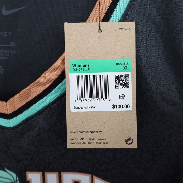 Nike New York Liberty Sabrina Ionescu 20 Explorer Edition Jersey Black XL