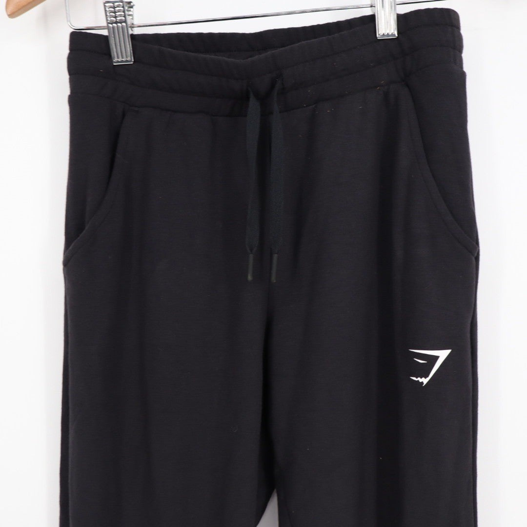Gymshark Black Joggers Sweatpants Logo XS Made in MauritiusAthletic Casual