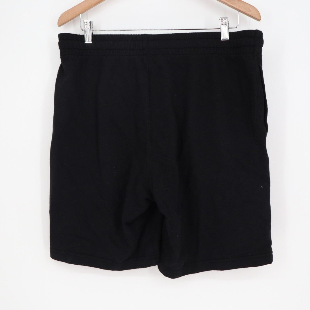 American Giant Sweat Shorts Mens Large Black Cotton Drawstring Waist Casual